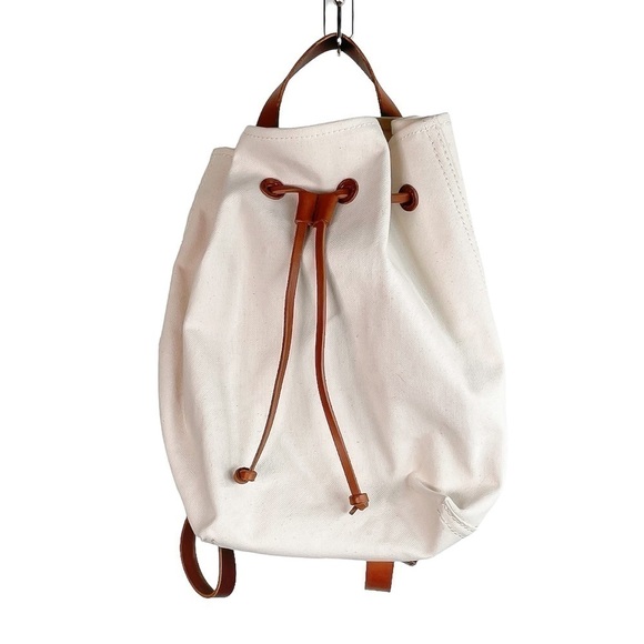Madewell Handbags - Madewell White The Canvas Somerset‎ Backpack